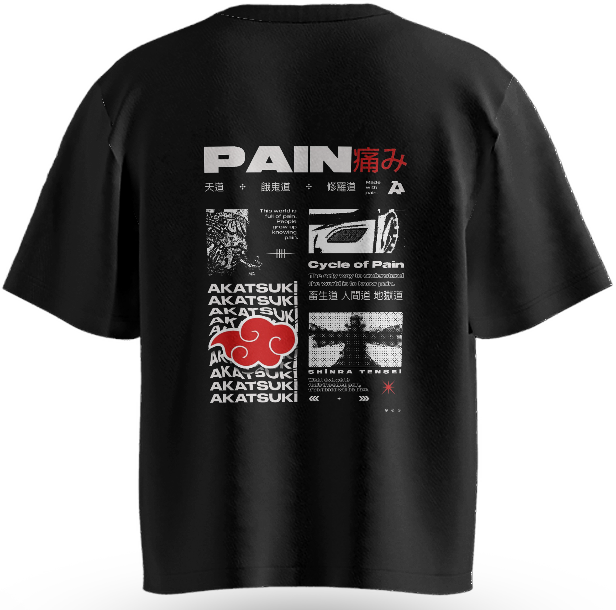 Oversized Naruto Pain - costas